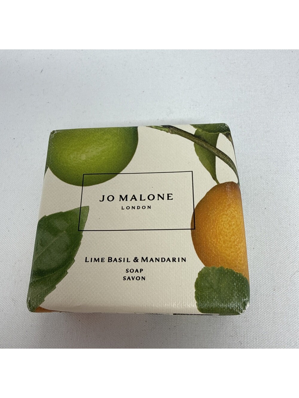 Jo Malone London Lime Basil & Mandarin 3.5 oz/100 g Bar Soap Sealed RN 1